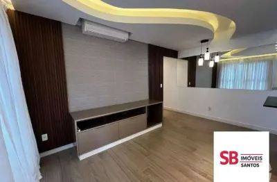 Apartamento com 2 dormitórios à venda, 82 m² por r$ 1.150.000,00 - aparecida - santos/sp