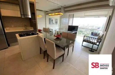 Cobertura com 2 dormitórios à venda, 140 m² por r$ 1.580.000,00 - boqueirão - santos/sp