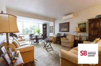 Apartamento com 4 dormitórios à venda, 253 m² por r$ 1.200.000,00 - gonzaga - santos/sp