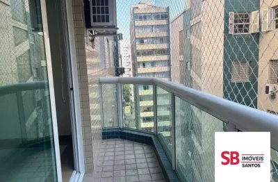 Apartamento com 2 dormitórios à venda, 112 m² por r$ 1.490.000,00 - embaré - santos/sp