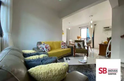 Apartamento com 3 dormitórios à venda, 125 m² por r$ 699.000 - aparecida - santos/sp