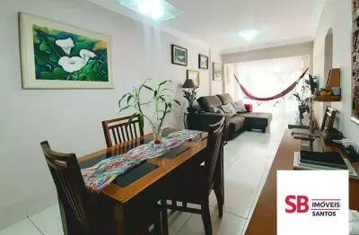 Apartamento com 2 dormitórios à venda, 85 m² por r$ 570.000,00 - ponta da praia - santos/sp