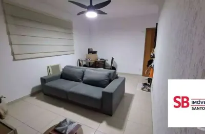 Apartamento com 2 dormitórios à venda, 80 m² por r$ 532.000,00 - gonzaga - santos/sp