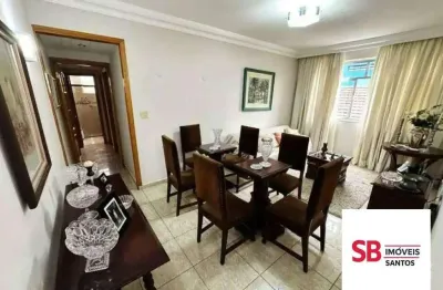 Apartamento com 2 dormitórios à venda, 85 m² por r$ 720.000,00 - gonzaga - santos/sp