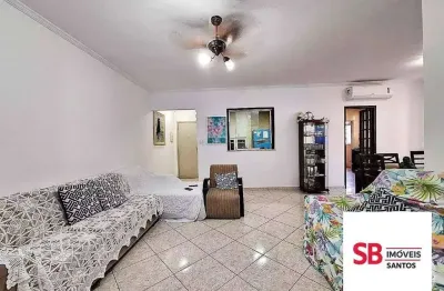 Apartamento com 2 dormitórios à venda, 119 m² por r$ 780.000,00 - gonzaga - santos/sp