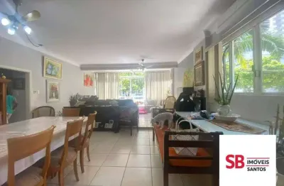 Apartamento com 3 dormitórios à venda, 171 m² por r$ 780.000,00 - gonzaga - santos/sp