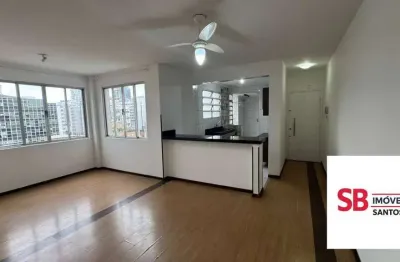 Apartamento com 2 dormitórios à venda, 86 m² por r$ 490.000 - gonzaga - santos/sp