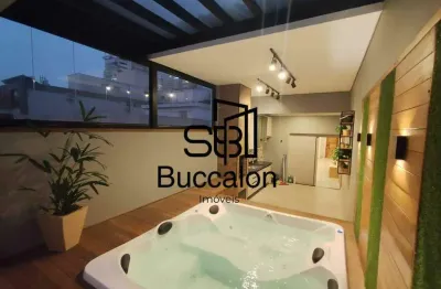 Cobertura com 3 dormitórios à venda, 191 m² por r$ 1.700.000 - campo grande - santos/sp