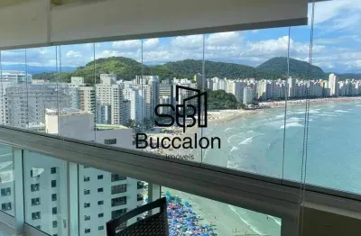 Cobertura com 3 dormitórios à venda, 196 m² - tombo - guarujá/sp