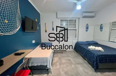 Apartamento mobiliado em embaré, santos – 27m², financiamento