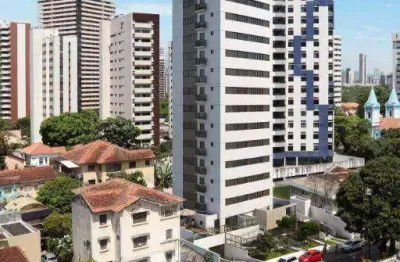 Apartamento com 1 dormitório à venda, 33 m² por r$ 330.000,00 - graças - recife/pe