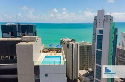 Apartamento com 1 dormitório à venda, 60 m² por r$ 550.000,00 - boa viagem - recife/pe