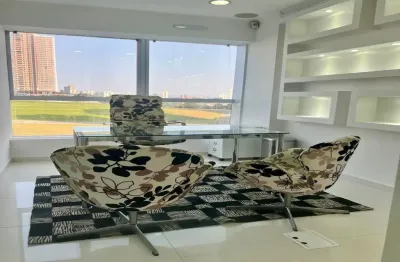 Excelente oportunidade  de sala comercial mobiliada à venda em alphaville!