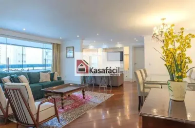 Amplo apartamento mobiliado, para locação, moema pássaros.