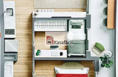 Ryt paulista - planta de 43 m² com 2 dormitórios e vaga!