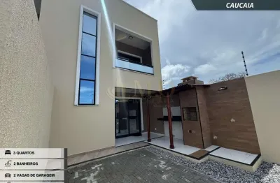 Casa à venda no jardim icaraí em caucaia, 90m², 2 suítes, excelente localização. aproveite por r$335.000!