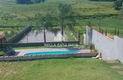 Chácara à venda, tanque para pesca com 400 m² e vertente de água naturalcaguassu, sorocaba, sp