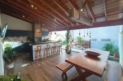 Espetáculo de casa à venda no condomínio villa flora – sorocaba/sp 3 dormitórios | espaço gourmet c