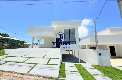 Casa linear 3 quartos com 2 suítes e quintal no pedra de inoã! primeira locação