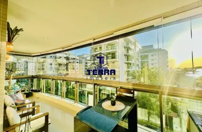 Apartamento vista mar em charitas com varanda gourmet. lazer e conforto!