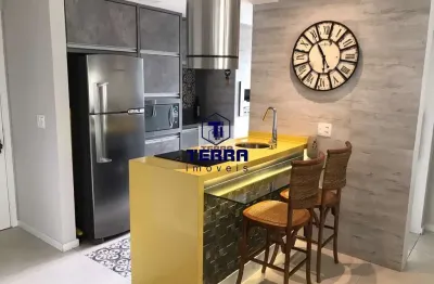 Apartamento moderno, revertido para sala quarto com closet no portal de itaipu.