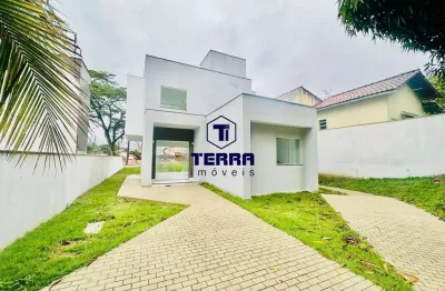 Casa nova a venda em itaipu, 3 quartos, 2 suítes com quintal privativo