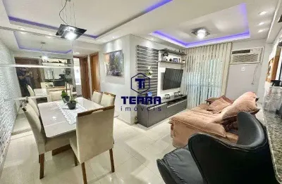 Excelente apartamento de 3 quartos com suíte mobiliado no badu!