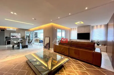 Apartamento com 4 suítes - mobiliado - à venda, 278 m² - jardim aquarius - são josé dos campos/sp