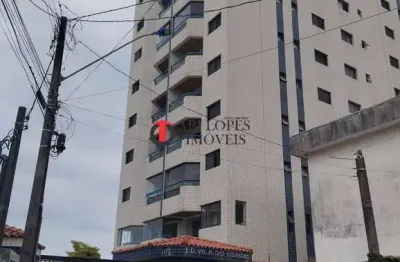 Apartamento com varanda e lazer completo no centro de mongaguá lado praia