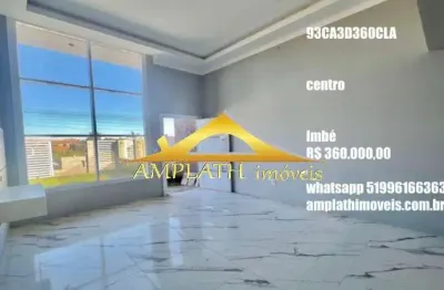 Casa com 2 quartos à venda no centro, imbé , 62 m2 por r$ 360.000