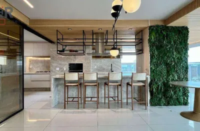 Apartamento com 2 dormitórios para alugar, 200 m² por r$ 16.660,00/mês - setor marista - goiânia/go