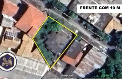 Terreno à venda na Rua Francisco Bittencourt, 36, Heliópolis, Belo Horizonte