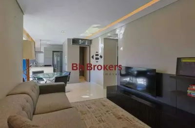 Apartamento mobiliado com 2 quartos para locação no vila da serra.
