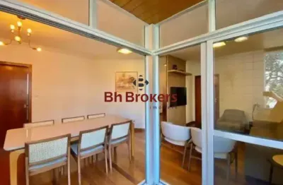 Apartamento mobiliado com 4 quartos para locação na savassi.