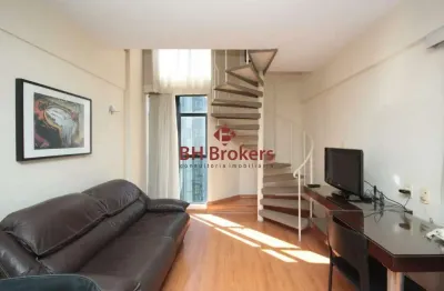 Apartamento mobiliado 1 quarto duplex no bairro savassi!