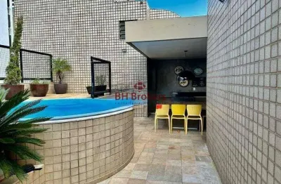 Cobertura semi mobiliado para aluguel, 4 quartos, 1 suíte, 3 vagas, buritis