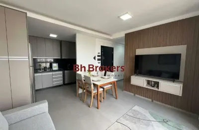 Apartamento mobiliado e decorado com 2 quartos para locação no santo agostinho.