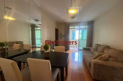 Apartamento mobiliado de 2 quartos para locação no coração do bairro savassi