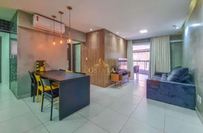 Apartamento mobiliado à venda em praia grande – 2 suítes, varanda gourmet