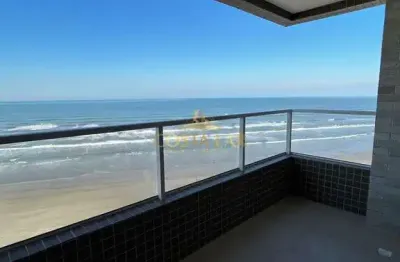 Apartamento à venda frente mar 2 quartos 70,66m2 jardim real, praia grande -sp