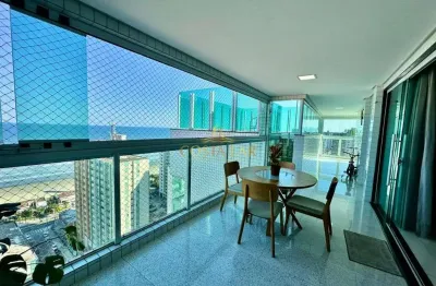 Cobertura à venda 281m2 , 4 quartos , 11vagas ,bairro tupi em praia grande - sp