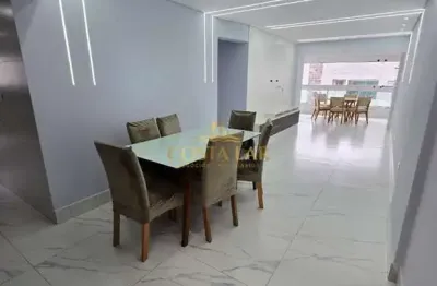 Apartamento à venda alto padrão na aviação em praia grande com vista para o mar