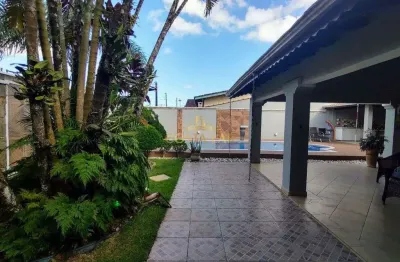 Casa isolada de alto padrão - 3 suites sendo 1 master, caiçara praia grande/sp