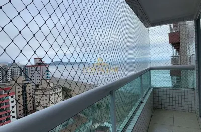 Apartamento com vista mar, 2 quartos (1 suíte), 1 vaga na ocian em praia grande!