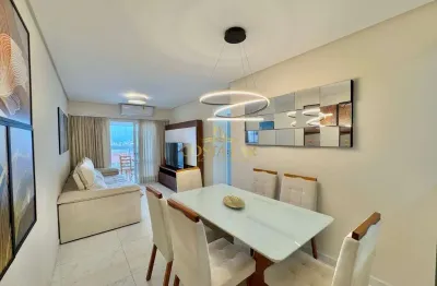 Apartamento 2 quartos (1 suíte), 2 vagas, mobiliado - guilhermina, praia grande