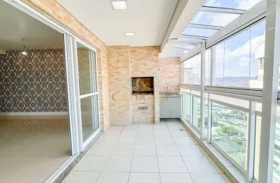 Cobertura exclusiva com 3 suítes e vista privilegiada na ponta da praia - santos