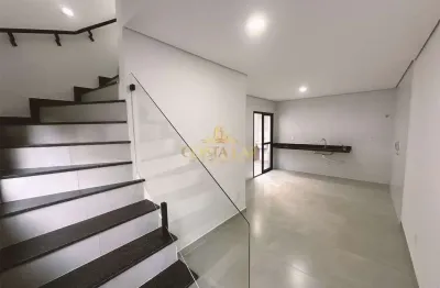 Casa assobradada nova, condomínio fechado - guilhermina, praia grande. financie!