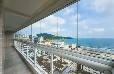 Apartamento à venda 3 dormitórios no forte com 130m² lazer em praia grande - sp