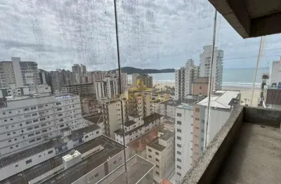 Apartamento 3 dormitórios vista mar, sacada gourmet lazer completo, guilhermina