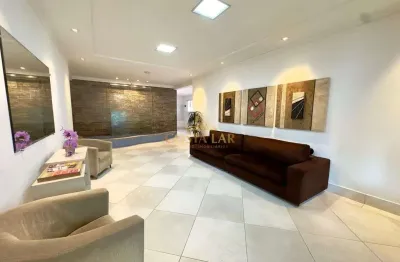 Apartamento 1 dormitório sacada gourmet e lazer  guilhermina – praia grande- sp